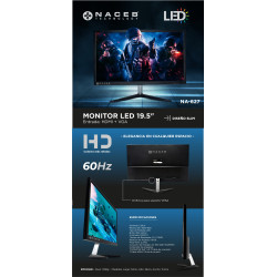Monitor de 19.5" / 60 Hz / 1600x900 HD+ / NA-627