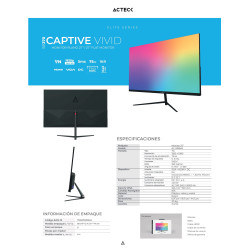 Monitor de 27" / 75Hz / 1920x1080 / Full HD /  Captive Vivid SP270 / AC-935845