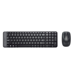Kit de Teclado y Mouse Inalambrico LOGITECH MK220