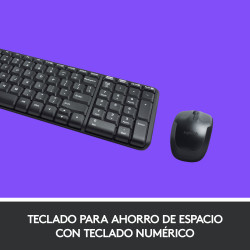 Kit de Teclado y Mouse Inalambrico LOGITECH MK220