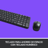 Kit de Teclado y Mouse Inalambrico LOGITECH MK220