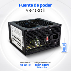 Fuente de Poder ATX 600W / Gaming VORAGO PSU-200