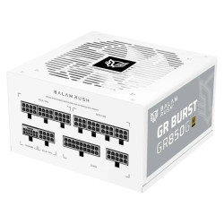 Fuente de Poder ATX 850W / Gaming GR Burst GR850G | Blanco / 80 Plus Gold