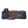 Kit Gamer 4 en 1 Teclado + Mouse + Audífonos + Mousepad  NA-0925