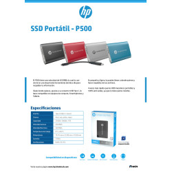 250 GB DISCO DURO EXTERNO SSD P500