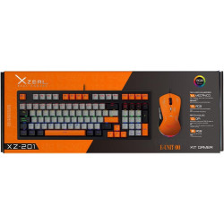 Kit Teclado y Mouse / USB / Gamer XZ-201 XZPKT1NG