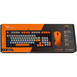 Kit Teclado y Mouse / USB / Gamer XZ-201 XZPKT1NG