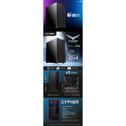 Gabinete Gaming sin Fuente / NA-0611