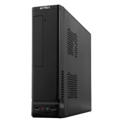 Gabinete con Fuente de 450W / Mini Torre Slim | Atom GS240 AC-929042