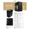 Gabinete con Fuente de 500W / MICRO SLIM KIOTO GC220 AC-933063