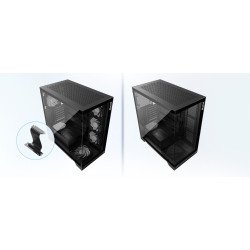 Gabinete Gaming sin Fuente / INVADERXMT-BKCWW