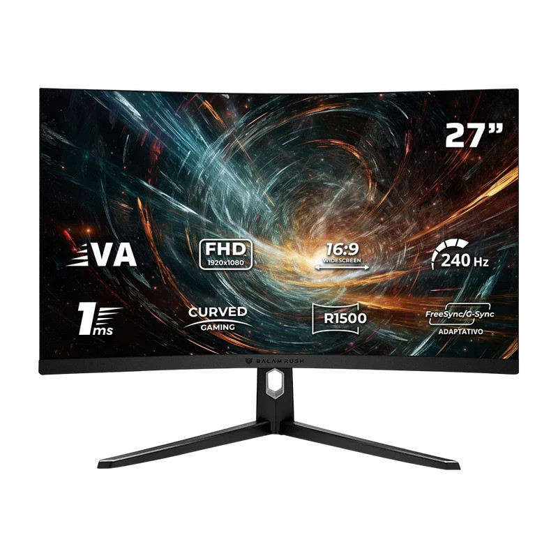 Monitor Curvo de 27" / 240Hz / 1920x1080P / FHD /  Hyper Orbit MHO27Y