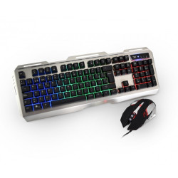 Alámbrico, USB, Kit Gamer de Teclado y Mouse Naceb NA-0911, Negro