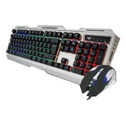 Alámbrico, USB, Kit Gamer de Teclado y Mouse Naceb NA-0911, Negro