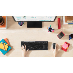 Kit de Teclado y Mouse Inalambrico LOGITECH MK270