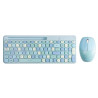 Kit de Teclado y Mouse Acteck Creator Chic Colors MK470 Azul