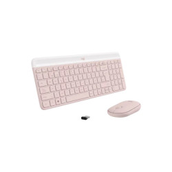 Kit de Teclado y Mouse Logitech MK470 Rosa