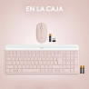 Kit de Teclado y Mouse Logitech MK470 Rosa