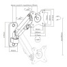 Soporte de Pared para Monitor OVMP-S1727
