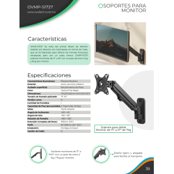 Soporte de Pared para Monitor OVMP-S1727
