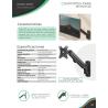 Soporte de Pared para Monitor OVMP-S1727
