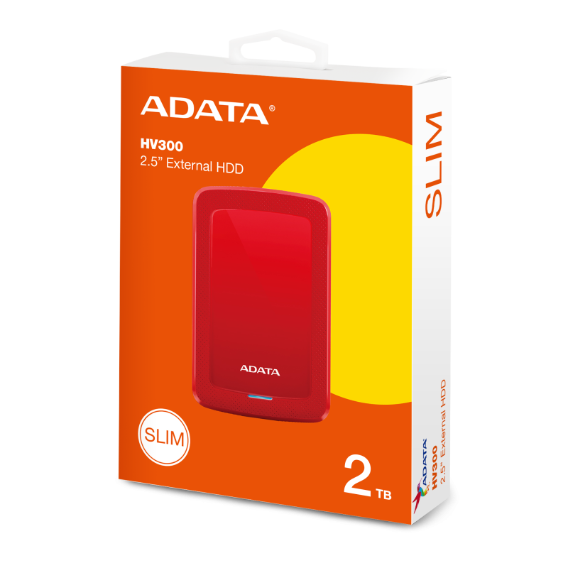 2 TB Disco Duro Externo HV300 Rojo