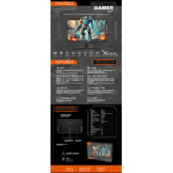 Monitor de 27" / 180Hz / Gamer XZMXZ48B