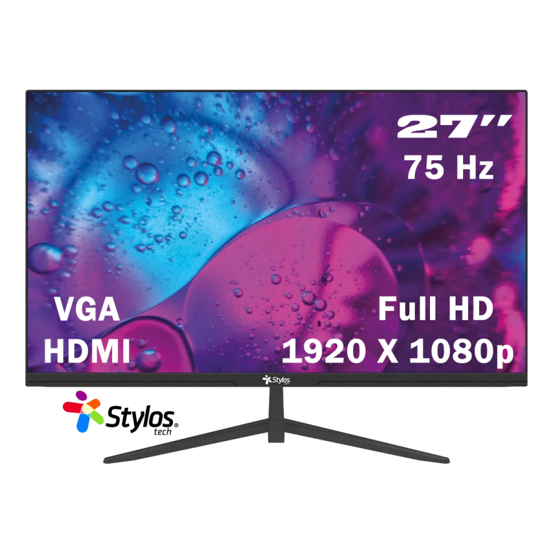 Monitor de 27" / 75Hz /  1920x1080p / Full HD / STPMOT8B