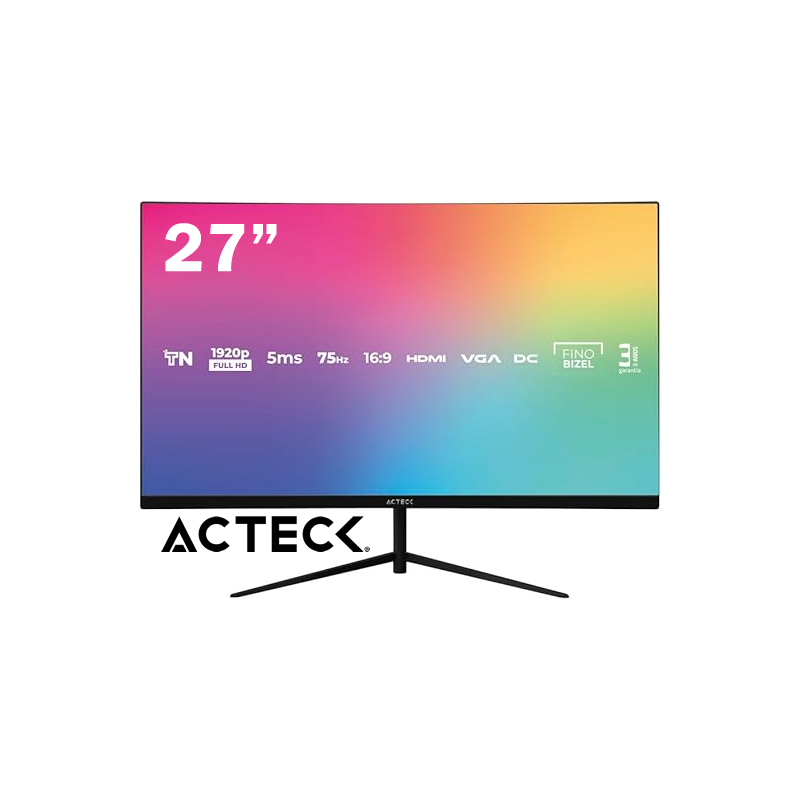 Monitor de 27" / 75Hz / 1920x1080 / Full HD /  Captive Vivid SP270 / AC-935845
