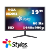 Monitor de 19" / 60 Hz / 1440 x 900 / HD / STPMOT3B