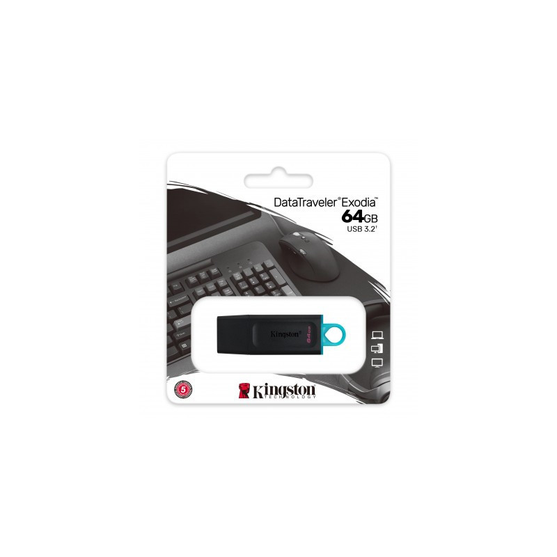 64 GB MEMORIA USB EXODIA