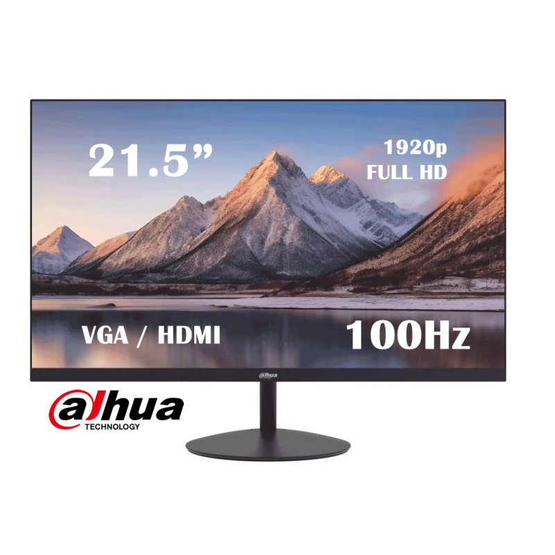 Monitor de 21.5" / 100 Hz / 1920 x 1080 / FULL HD / DHI-LM22-A211Y