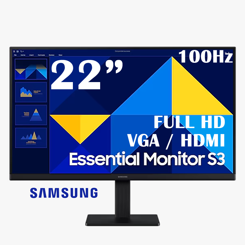 Monitor de 22" / 100Hz / 1920 x 1080 / LS22D300GALXZX
