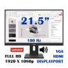 Monitor de 21.5" / 100Hz / 1920x1080p / ThinkVision E22-40