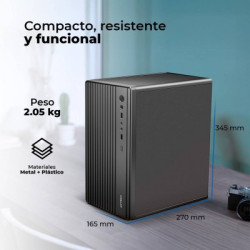 Gabinete con Fuente de 500W / PERFORMANCE MINI III GI210M ACTECK