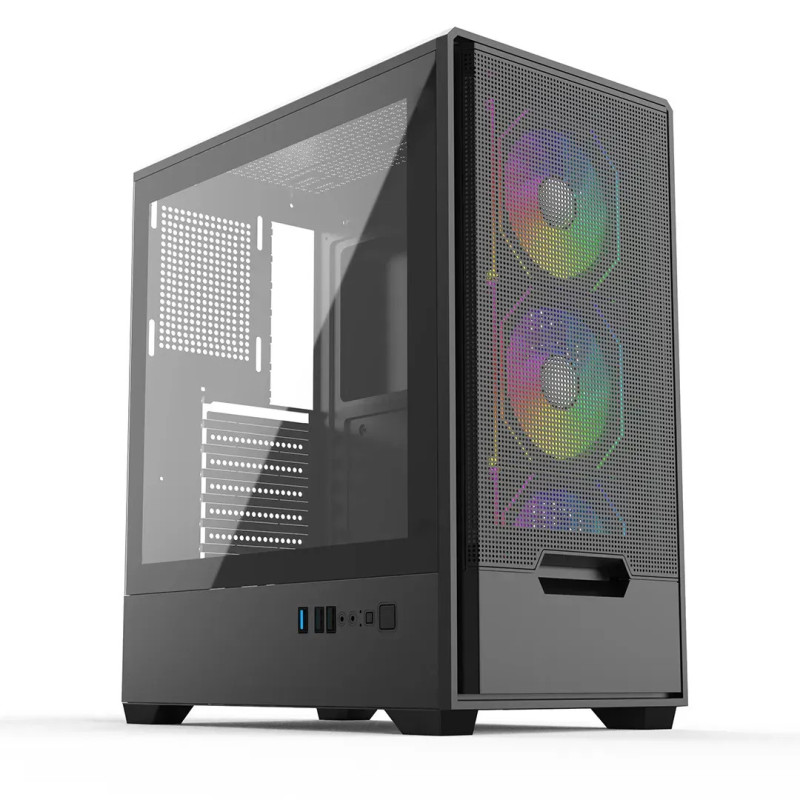 Gabinete Gaming sin Fuente / NA-0658LCD