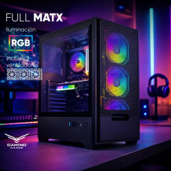 Gabinete Gaming sin Fuente / NA-0658LCD
