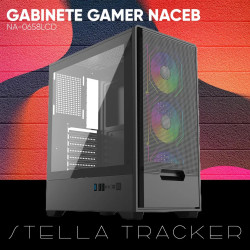 Gabinete Gaming sin Fuente / NA-0658LCD
