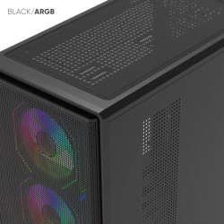 Gabinete Gaming sin Fuente / NA-0658LCD