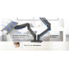Soporte de Escritorio para Laptop y Monitor / AC-944717