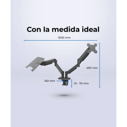 Soporte de Escritorio para Laptop y Monitor / AC-944717