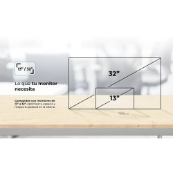 Soporte de Escritorio para 2 Monitores AC-944748