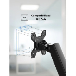 Soporte de Escritorio para 2 Monitores AC-944748