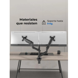 Soporte de Escritorio para 2 Monitores AC-944748