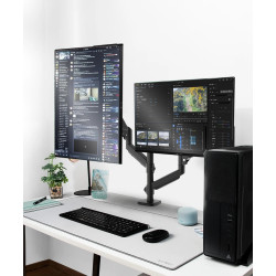 Soporte de Escritorio para 2 Monitores AC-944748