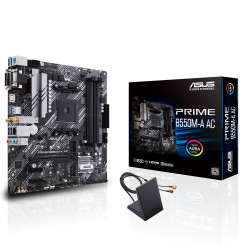 Micro ATX / AMD / Tarjeta Madre ASUS PRIME B550M-A AC