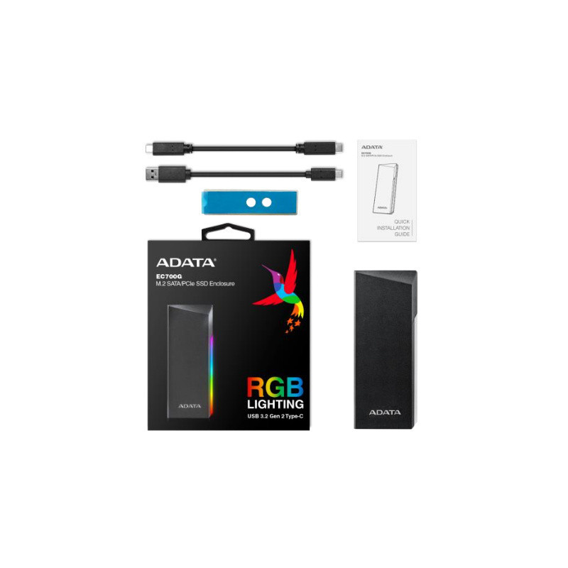 Gabinete para SSD M.2 PCIe/SATA