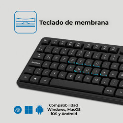 Kit de Teclado y Mouse Acteck Creator Silent Pro MK474