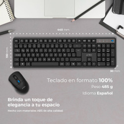 Kit de Teclado y Mouse Acteck Creator Silent Pro MK474