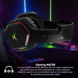 Audífonos Gamer 7.1 RGB NAJA NA-0315